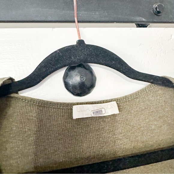 Ulla Johnson Isabella Combo Ruffle Midi Dress Olive Army Green Size P Small - Picture 6 of 11